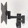 TV Wall Mount With Articulating Arm Fits Monitors 23-42", Built-in Level - Black
